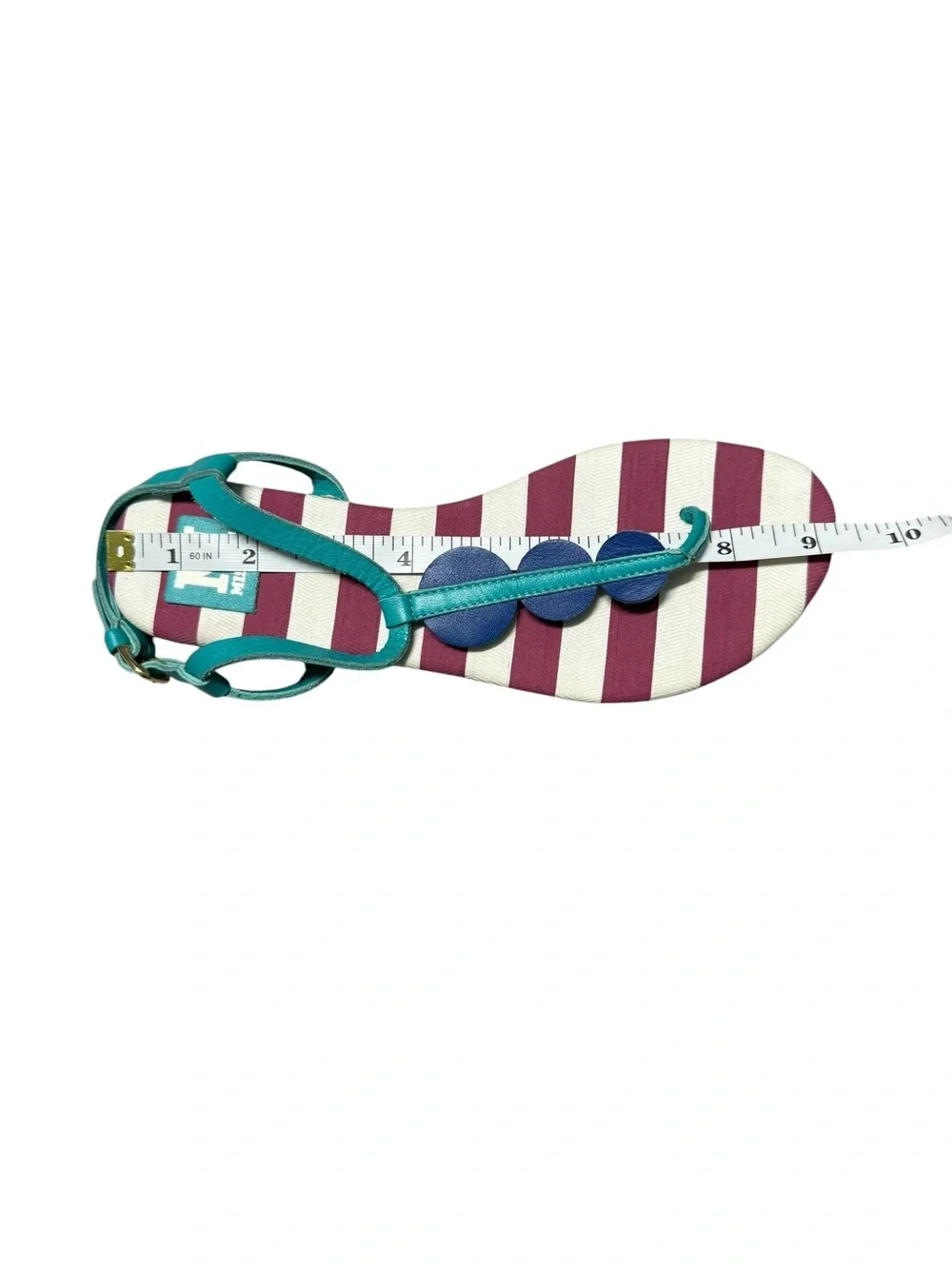 Missoni thong strap
